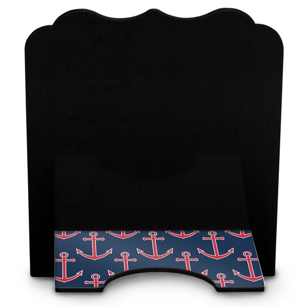 Nautical Anchors & Stripes Stylized Tablet Stand - Back