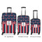 Nautical Anchors & Stripes Suitcase Set 1 - APPROVAL