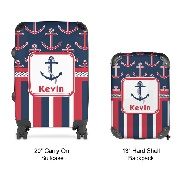 Nautical Anchors & Stripes Suitcase Set 4 - APPROVAL