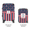 Nautical Anchors & Stripes Suitcase Set 4 - APPROVAL
