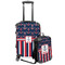 Nautical Anchors & Stripes Suitcase Set 4 - MAIN