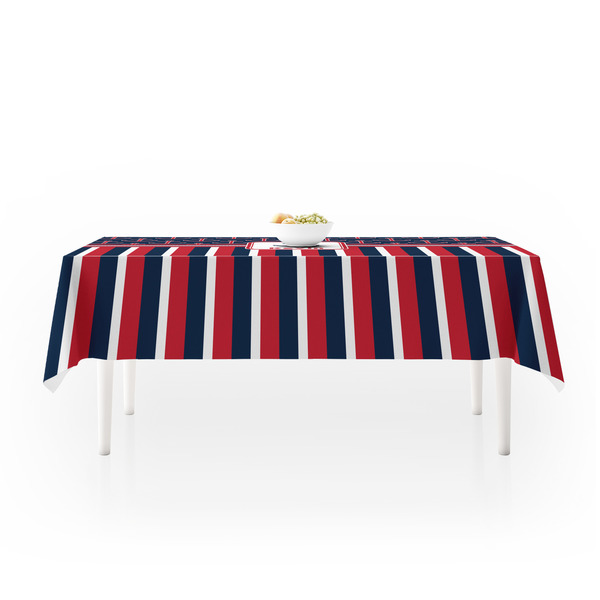 Nautical Anchors & Stripes Tablecloths (58"x102") - MAIN