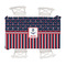 Nautical Anchors & Stripes Tablecloth - 58"x102" (Personalized)