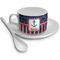Nautical Anchors & Stripes Tea Cup Single