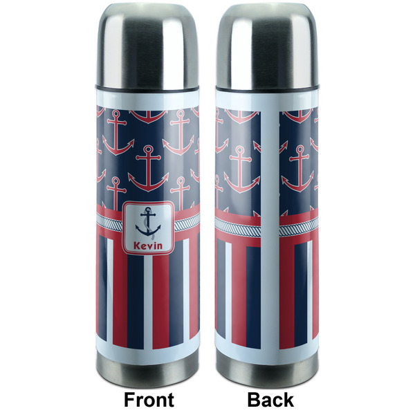 Nautical Anchors & Stripes Thermos - Apvl