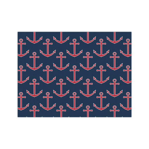 Custom Nautical Anchors & Stripes Tissue Paper Sheets - Medium - Lightweight