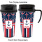 Nautical Anchors & Stripes Travel Mugs - with & without Handle