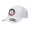 Nautical Anchors & Stripes Trucker Hat - White (Personalized)