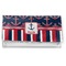 Nautical Anchors & Stripes Vinyl Checkbook Cover (Personalized)