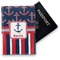 Nautical Anchors & Stripes Vinyl Passport Holder (Personalized)