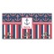 Nautical Anchors & Stripes Wall Mounted Coat Rack (Personalized)