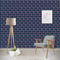 Nautical Anchors & Stripes Wallpaper & Surface Covering (Water Activated - Removable)