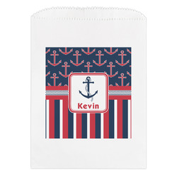 Nautical Anchors & Stripes Treat Bag (Personalized)