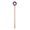 Nautical Anchors & Stripes Wooden 6" Stir Stick - Round - Single Stick