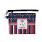 Nautical Anchors & Stripes Wristlet ID Case w/ Name or Text