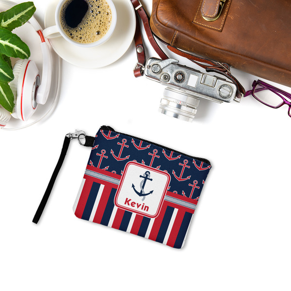 Nautical Anchors & Stripes Wristlet ID Cases - LIFESTYLE