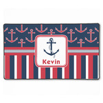 Nautical Anchors & Stripes XXL Gaming Mouse Pad - 24" x 14" (Personalized)