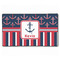 Nautical Anchors & Stripes XXL Gaming Mouse Pad - 24" x 14" (Personalized)