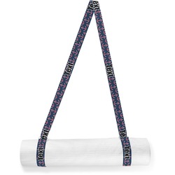 Nautical Anchors & Stripes Yoga Mat Strap (Personalized)
