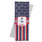 Nautical Anchors & Stripes Yoga Mat Towel (Personalized)
