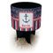 Nautical Anchors & Stripes Black Beach Spiker Drink Holder (Personalized)