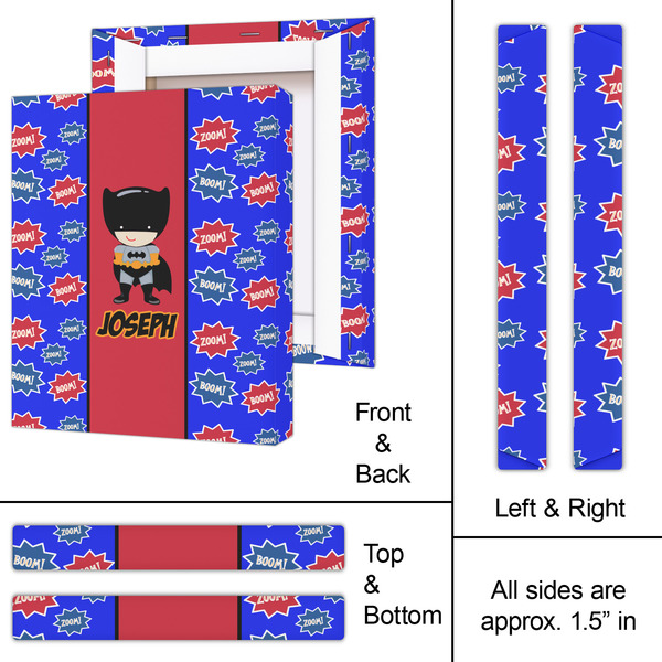 Superhero 11x14 - Canvas Print - Approval