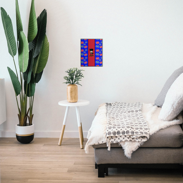 Superhero 11x14 Wood Print - In Context