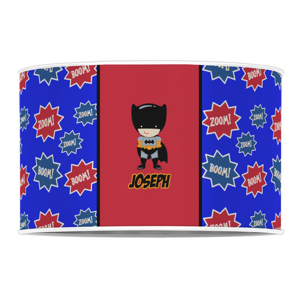 Superhero 12" Drum Lampshade - FRONT (Poly Film)
