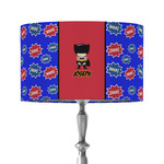Superhero 12" Drum Lamp Shade - Fabric (Personalized)