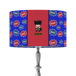 Superhero 12" Drum Lamp Shade - Fabric (Personalized)