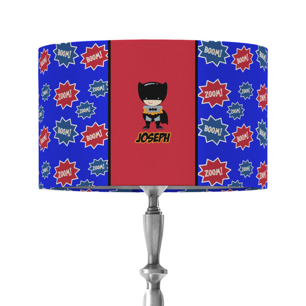 Custom Superhero 12" Drum Lamp Shade - Fabric (Personalized)