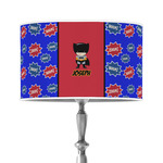 Superhero 12" Drum Lamp Shade - Poly-film (Personalized)
