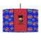 Superhero 12" Drum Pendant Lamp - Fabric (Personalized)
