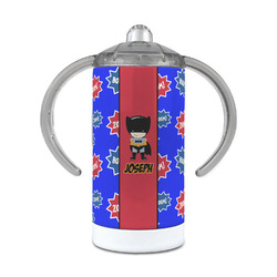 Superhero 12 oz Stainless Steel Sippy Cup (Personalized)