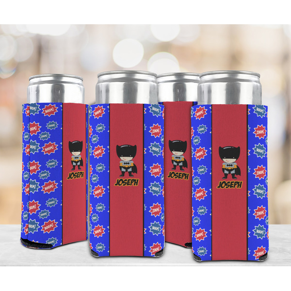Superhero 12oz Tall Can Sleeve - Set of 4 - LIFESTYLE