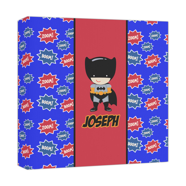 Custom Superhero Canvas Print - 12x12 (Personalized)