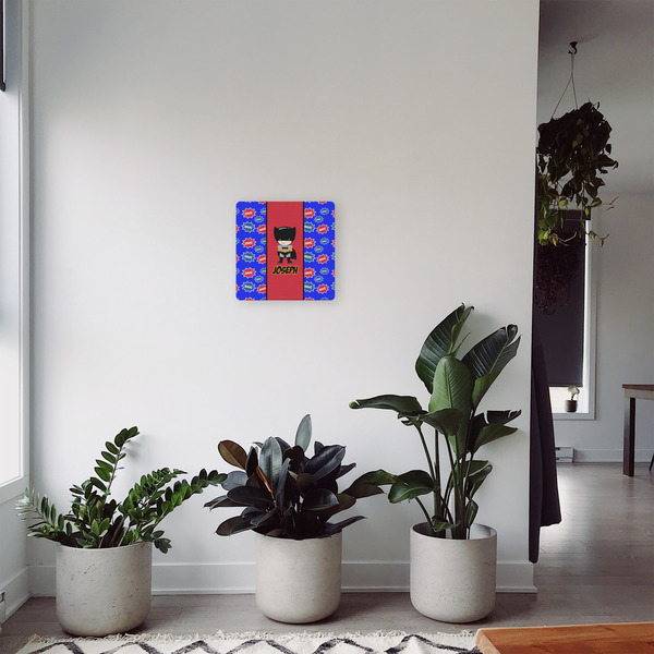 Superhero 12x12 - Canvas Print - In Context