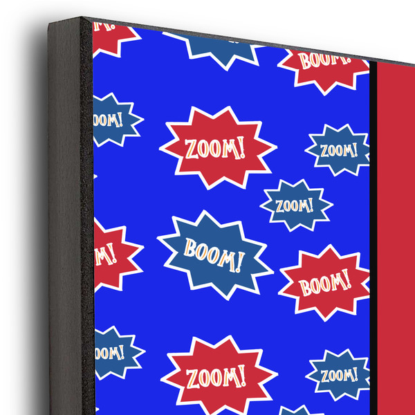 Superhero 12x12 Wood Print - Closeup