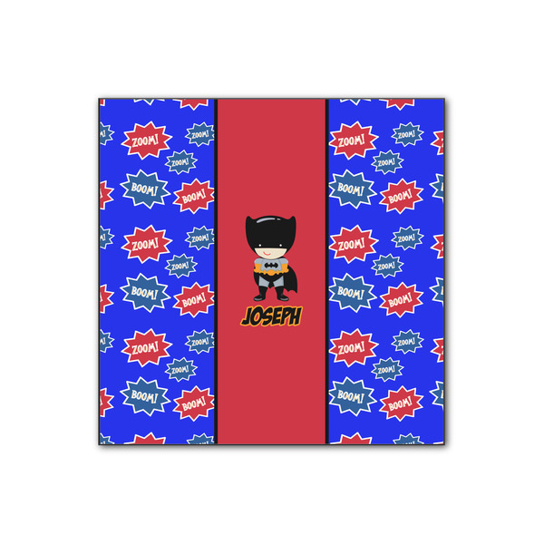 Custom Superhero Wood Print - 12x12 (Personalized)