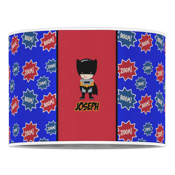 Superhero 16" Drum Lampshade - FRONT (Poly Film)