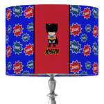 Superhero 16" Drum Lamp Shade - Fabric (Personalized)