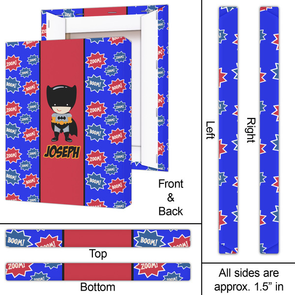 Superhero 16x20 - Canvas Print - Approval