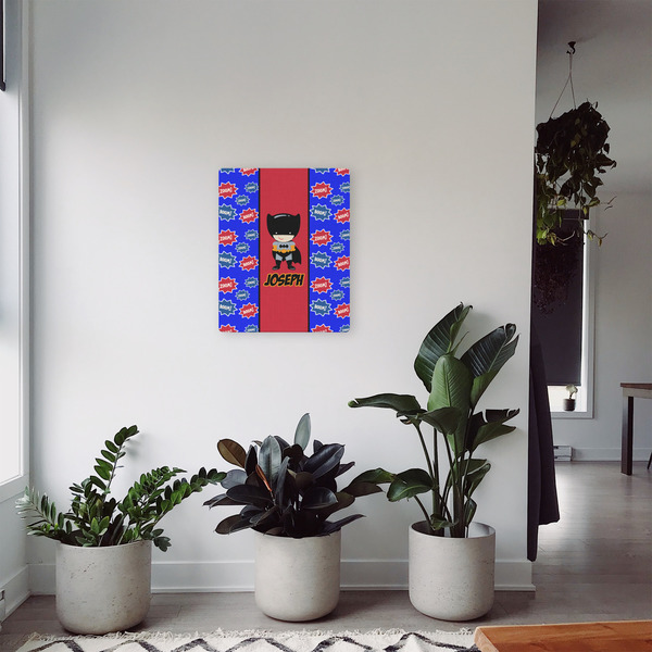 Superhero 16x20 - Canvas Print - In Context