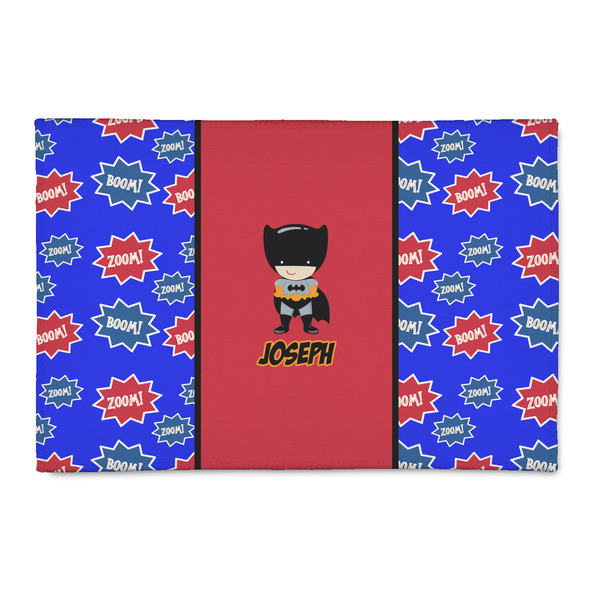 Custom Superhero 2' x 3' Indoor Area Rug (Personalized)