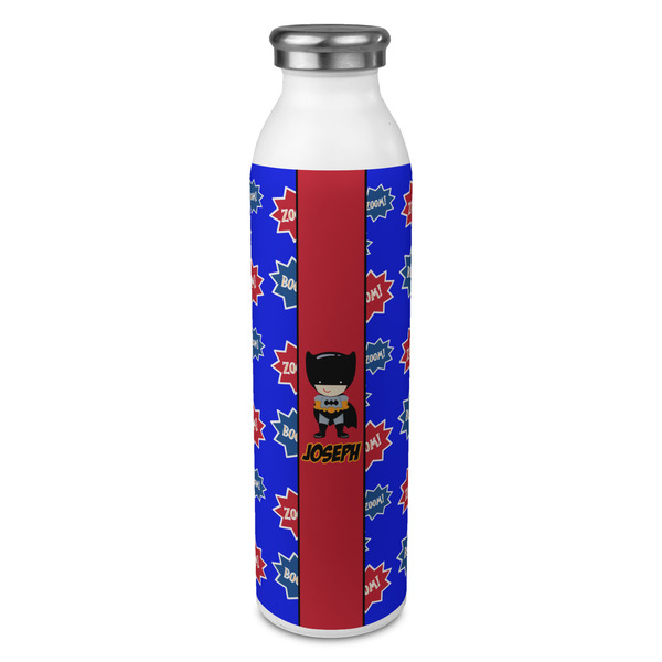 Custom Superhero 20oz Stainless Steel Water Bottle - Full Print (Personalized)
