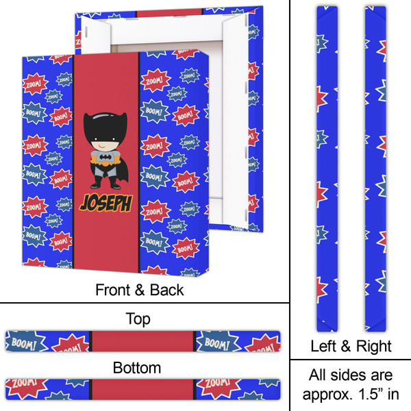 Superhero 20x24 - Canvas Print - Approval