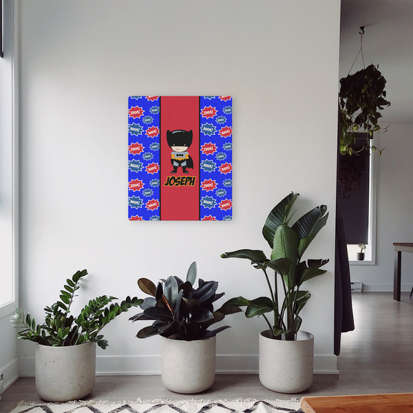 Superhero 20x24 - Canvas Print - In Context