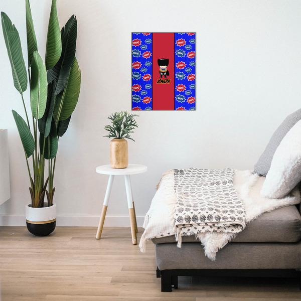 Superhero 20x24 Wood Print - In Context