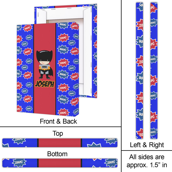 Superhero 20x30 - Canvas Print - Approval