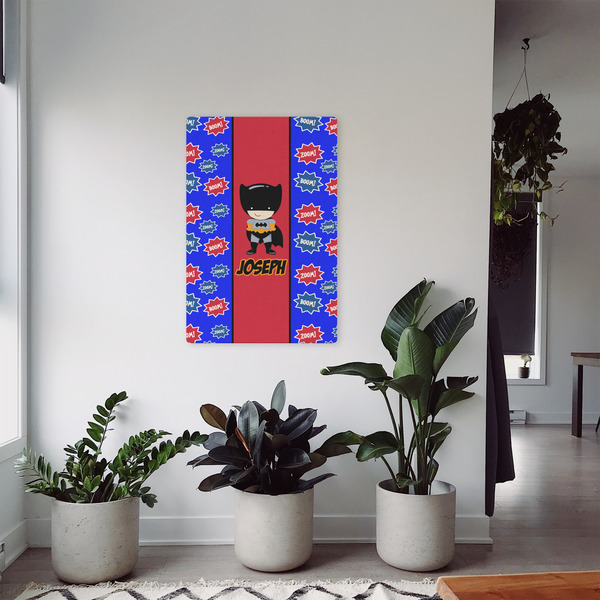 Superhero 20x30 - Canvas Print - In Context